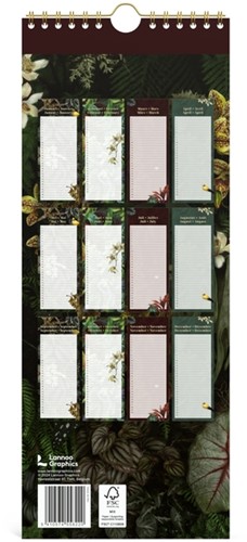 Verjaardagskalender Lannoo 130x325 Botanic-3