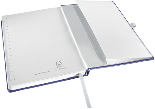Notitieboek Leitz Style A5 lijn 160 pagina's 100gr blauw-1