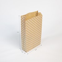 Cadeauzak Clairfontaine 16x30x5cm kraft sterren 50 stuks-2