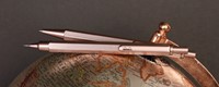 Balpen Rhodia scRipt medium rozenhout-3