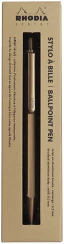 Balpen Rhodia scRipt medium goud-2