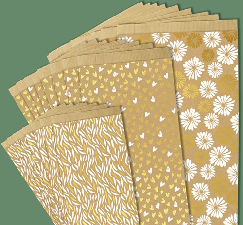 Cadeauzak Claierfontaine 16x30x5cm kraft harten 50 stuks-2