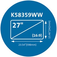 Privacyfilter Kensington MagPro 27 inch 16:9-2