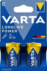 Batterij Varta Longlife Power 2x C
