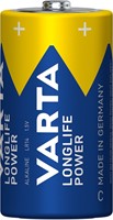 Batterij Varta Longlife Power 2x C-2