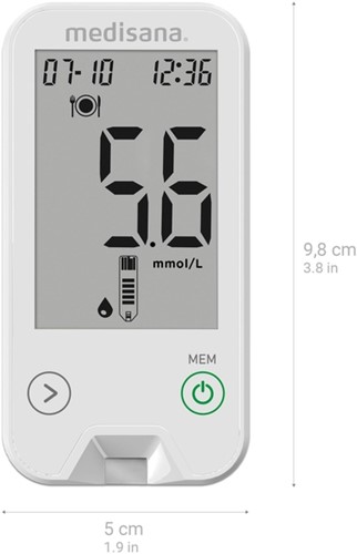 Bloedglucosemeter Medisana Meditouch 2 mmol/L-2