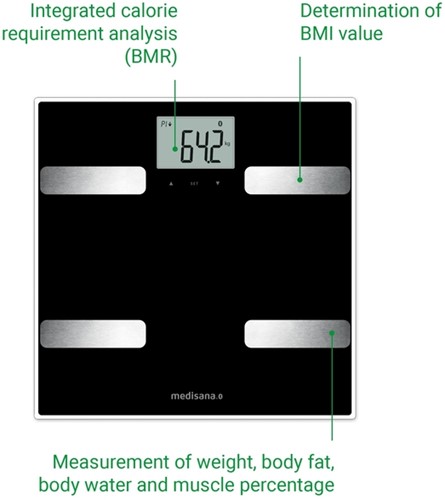 Weegschaal Medisana lichaamsanalyse BSA41 connect-1