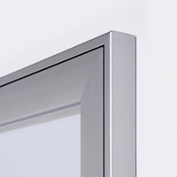 Vitrinebord Quantore luxe 8x A4 B1 gecertificeerd zilver-2