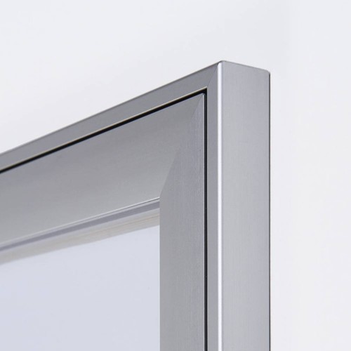 Vitrinebord Quantore luxe 8x A4 B1 gecertificeerd zilver-2