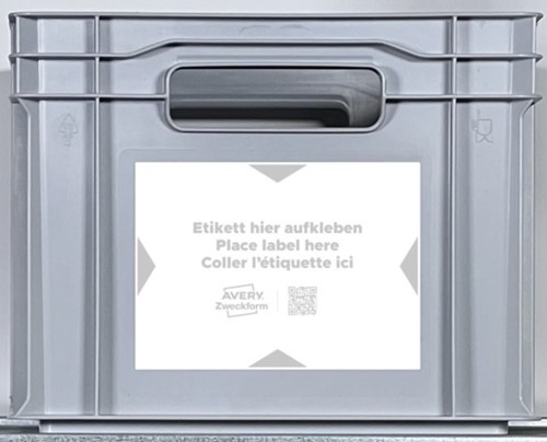 Positioneeretiket Avery Zweckform 8001 120x80mm bedrukt 20 etiketten-1