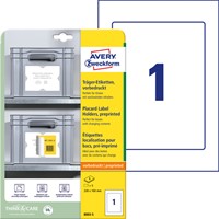 Positioneeretiket Avery Zweckform 8003 220x160mm bedrukt 5 etiketten-2
