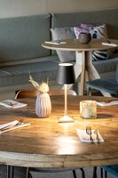 Tafellamp Securis Roma LED oplaadbaar dimbaar zwart-goud-4