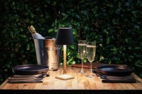 Tafellamp Securis Roma LED oplaadbaar dimbaar zwart-goud-5