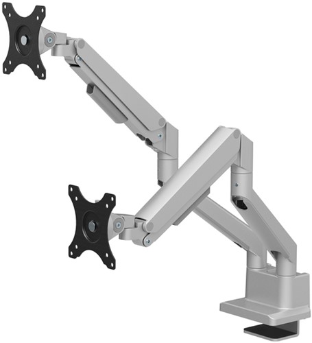 Monitorarm Neomounts NEXT Slim 2 schermen 32 inch zilver-3