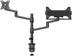 Monitorarm + laptophouder Neomounts NEXT DS20 17-27'' zwart
