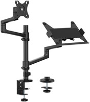 Monitorarm + laptophouder Neomounts NEXT DS20 17-27'' zwart-5