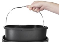 Afvalbak Desq Touch 50 liter RVS zilver-3