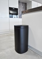 Afvalbak Desq Touch 30 liter RVS zwart-1