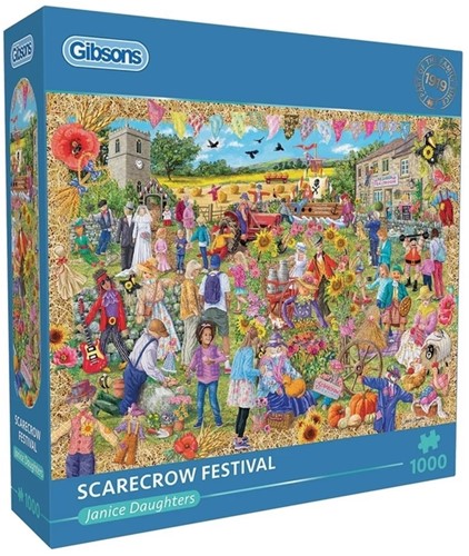 Puzzel Gibsons Scarecrow Festival 1000 stukjes