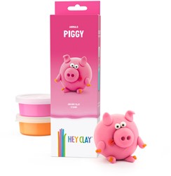 Klei Hey Clay Piggy 3 potjes