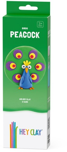 Klei Hey Clay Peacock 3 potjes