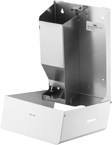 Dameshygiënedispenser MediQo-line klein RVS wit-2