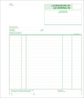 Kasboek Exacompta Manifold leveringen dupli 50vel NL FR-2