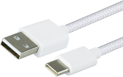 Kabel Green Mouse USB-A to USB-C data Woven - 2m
