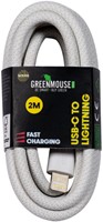 Kabel Green Mouse USB-C to Lightning data Woven - 2m-2