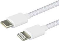 Kabel Green Mouse USB-C to Lightning data Woven - 1m
