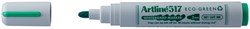 Whiteboardmarker Artline 517 Dry Safe Eco rond medium groen