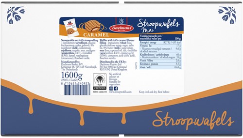 Stroopwafel Daelmans mini 200 stuks-2