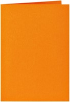 Correspondentiekaart Papicolor dubbel 105x148mm oranje pak à 6 stuks