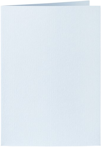 Correspondentiekaart Papicolor dubbel 105x148mm babyblauw pak à 6 stuks