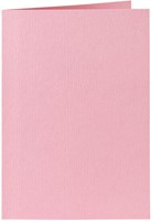 Correspondentiekaart Papicolor dubbel 105x148mm babyroze pak à 6 stuks