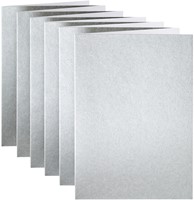 Correspondentiekaart Papicolor dubbel 105x148mm metallic zilver pak à 6 stuks-2