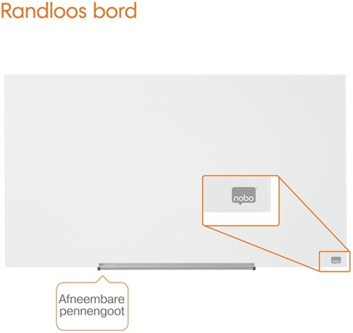 Glasbord Nobo Impresssion Pro 99,3x55,9cm briljant wit-1