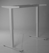 Zit-Sta elektrisch onderstel antraciet, breedteverstelling 120-180cm (hoogte 68-118cm zonder blad)