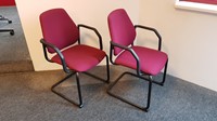 Bezoekersstoelen Interstuhl Leanos L550 set van 2 stuks (tweede hands)-2