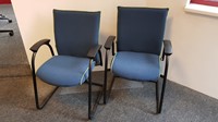 Bezoekersstoelen Interstuhl Ataros set van 2 stuks (opnieuw gestoffeerd)