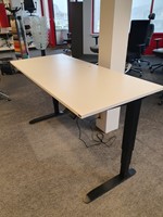 Zit/Sta tafel 80x180cm zwart/wit (demo / 2e hands)