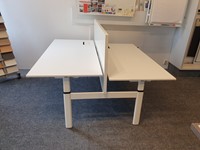 Duo-opstelling van twee tafels 180x80cm