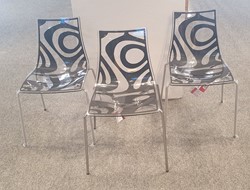 Kantinestoelen SCAB Wave set van 3 stuks
