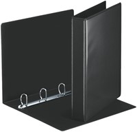 Presentatieringband Esselte Essentials panorama A4 4-rings D-mechaniek 30mm zwart