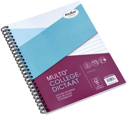 Collegedictaat Multo A5 lijn 17-gaats 160 pagina's 80gr wit