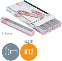 Nieten Leitz cassette K12 26/12 verzinkt 1050 stuks-1