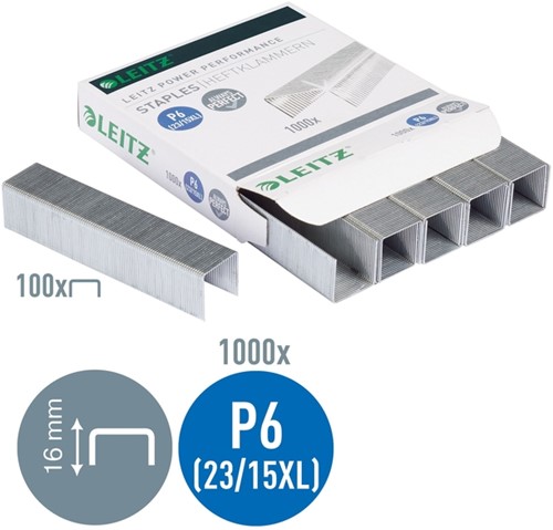 Nieten Leitz P6 23/15XL 1000 stuks-1