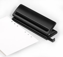 Perforator Organizer A5 6gaats 6vel zwart