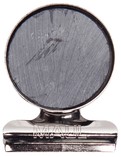 Papierklem MAUL Bulldog met magneet 30mm zilver 2 stuks-2