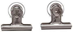 Papierklem MAUL Bulldog met magneet 52mm zilver 2 stuks-6